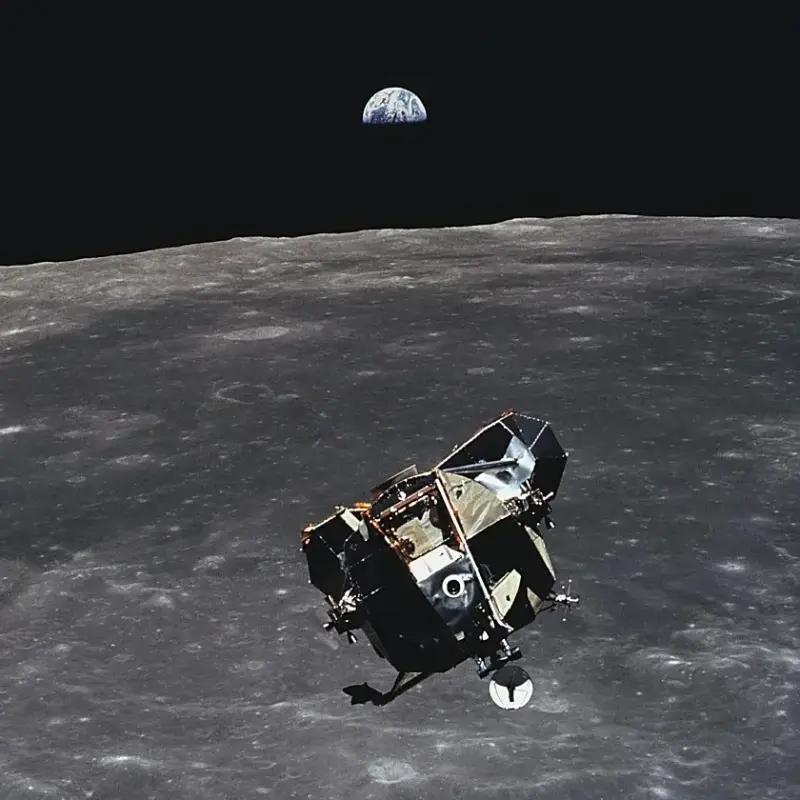 El cohete fue lanzado en enero de 2025 para transportar los módulos Blue Ghost y Resilience. FOTO: Nasa