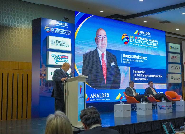 La versión 37 del Congreso Nacional de Exportadores de Analdex se lleva a cabo este 4 y 5 de septiembre en Bogotá. Foto: Cortesía