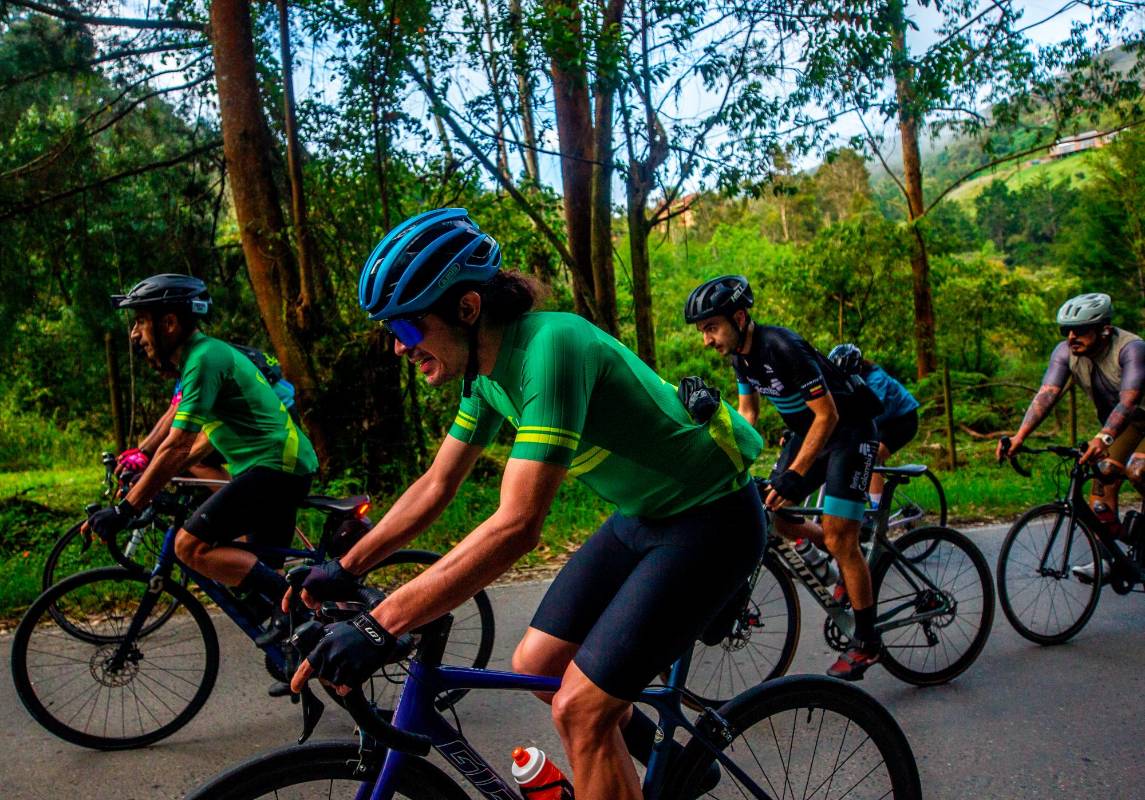 El trayecto estuvo marcado todo el tiempo por el frío que se siente en estos municipios del Oriente antioqueño durante las primeras horas de la mañana. Foto: Camilo Suárez Echeverry
