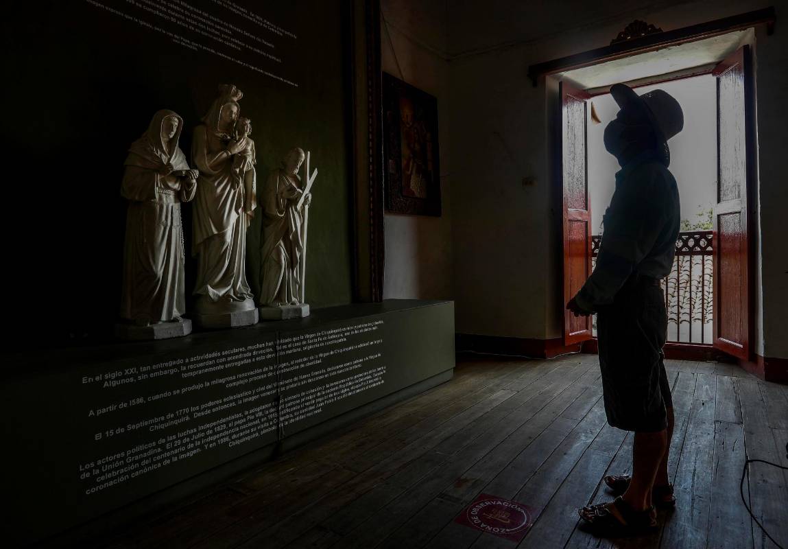 1.000 obras de arte tiene la colección del Museo de Arte Religioso de Santa Fe. Foto: Manuel Saldarriaga Quintero.