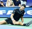 Novak Djokovic reflejó su dolor durante el partido ante Mariano Navone, afectado por las molestias físicas que terminaron condicionando su rendimiento en el US Open. FOTO GETTY