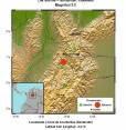El temblor que se presentó este domingo tuvo una magnitud de 3.2 y una profundidad de 148 km. FOTO Twitter Servicio Geológico Colombiano