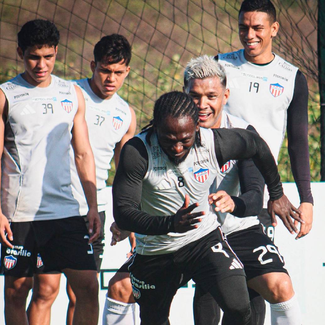 Yimmi Chará y Teófilo Gutiérrez, entre las figuras de Atlético Junior. FOTO X-JUNIOR