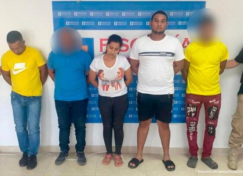 Los tres condenados en segunda instancia por el Tribunal Superior de Valledupar. FOTO: Cortesía Fiscalía