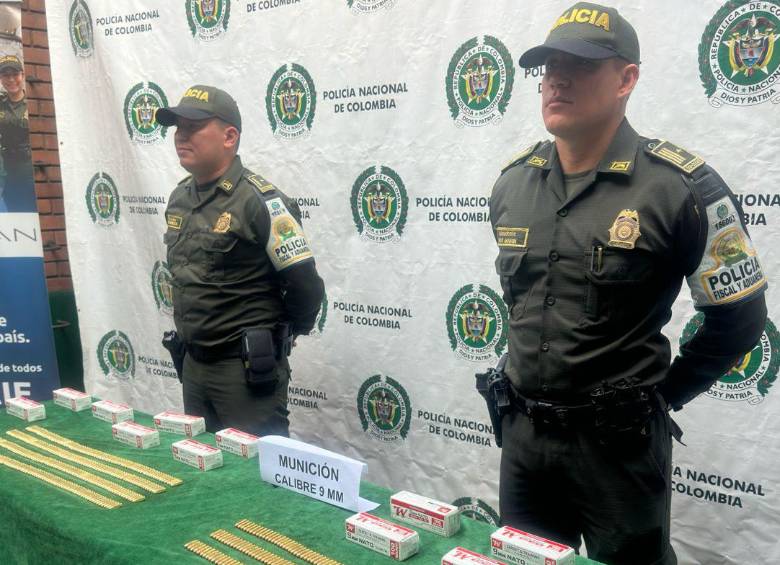 Parte del material incautado por la Policía en el barrio Belén. FOTO: Cortesía