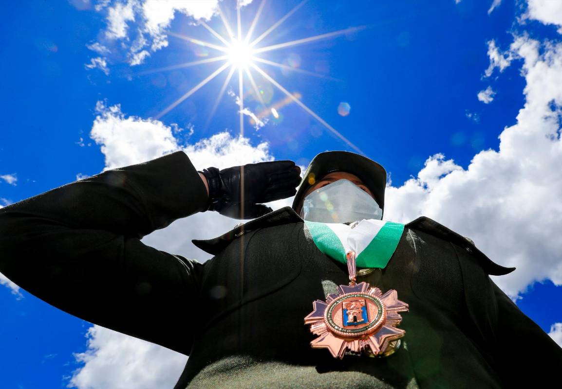 Militar condecorado. FOTO. Jaime Pérez