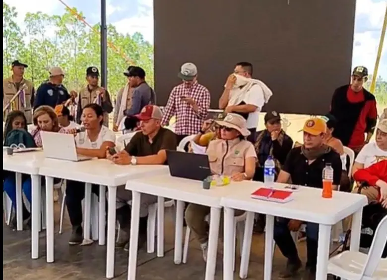 El 23 de agosto se realizaron 10 mesas de trabajo de las organizaciones sociales en la reapertura de los diálogos de paz. FOTO: Captura de video