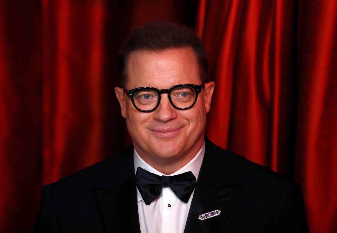 El nominado a Mejor actor este año, Brendan Fraser. FOTO EFE