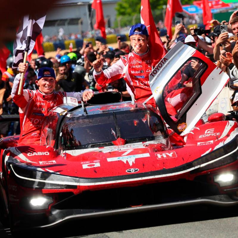 Toyota ganó en Le Mans por sexta vez en su historia. FOTO: 
