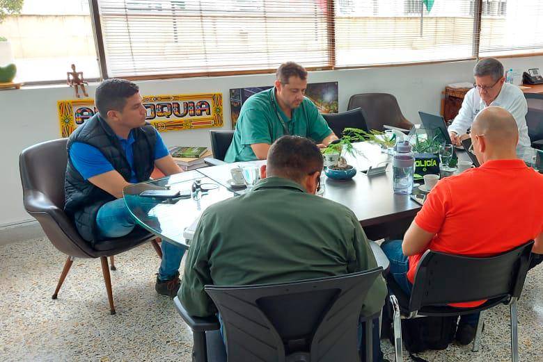 Autoridades locales y departamentales integraron el consejo de seguridad. FOTO Cortesía