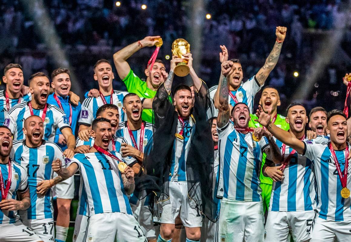 Messi, de 35 años de edad, nunca dejó de soñar y logró para su país el título mundial. Es el tercero en la historia de Argentina, tras los logrados en 1978 y 1986. Foto: JUAN ANTONIO SÁNCHEZ.