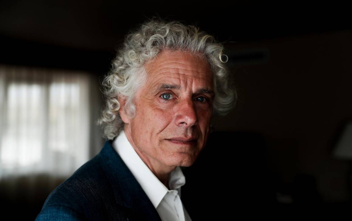 Steven Pinker estuvo en Medellín en septiembre de 2019. Foto: Archivo