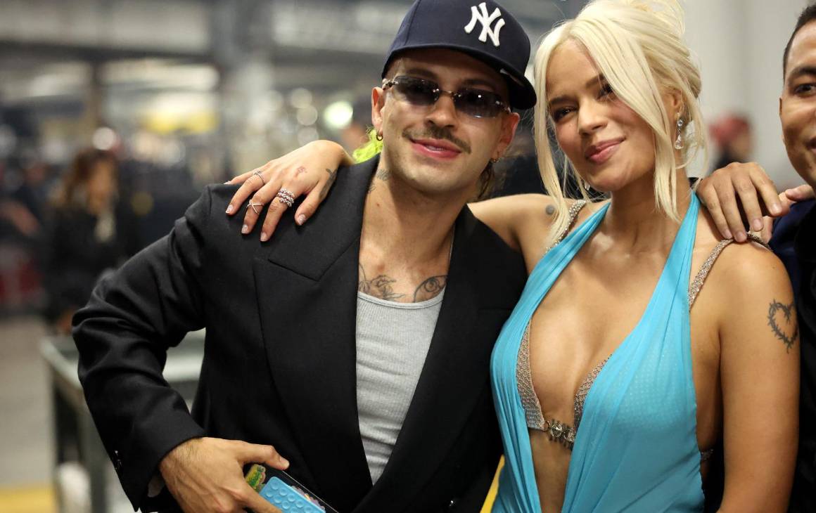 Feid y Karol G. Foto: AFP