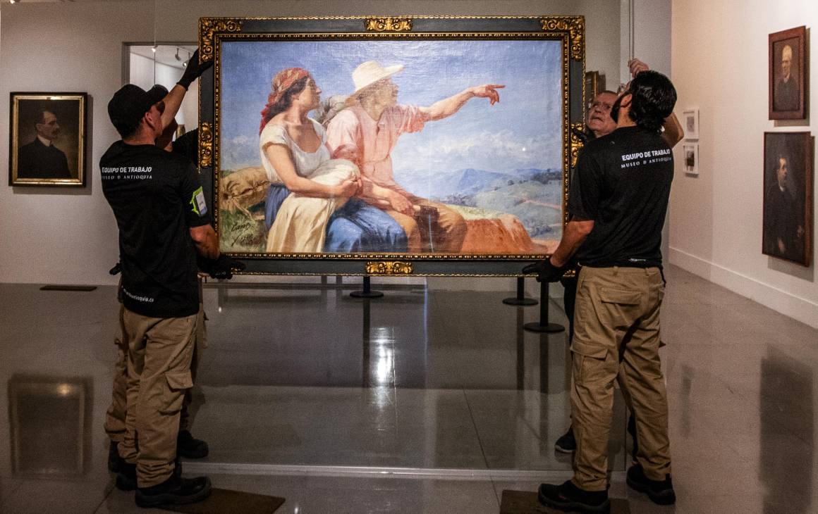 Inauguración de la exposición La creación de un gesto, de la obra del maestro Francisco Antonio Cano en el Museo de Antioquia. Fotos: Julio César Herrera Echeverri.