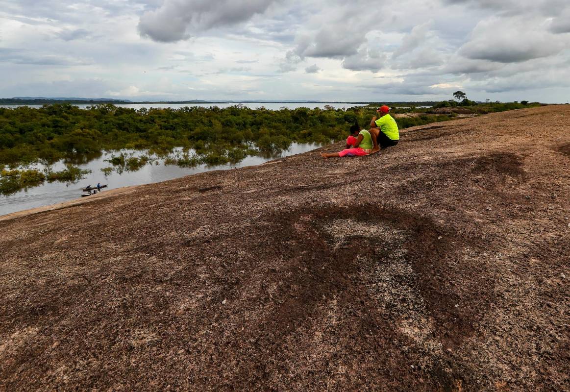En las planicies de la Orinoquia se encuentran algunas de las formaciones geológicas de estas rocas Foto: Manuel Saldarriaga Quintero.