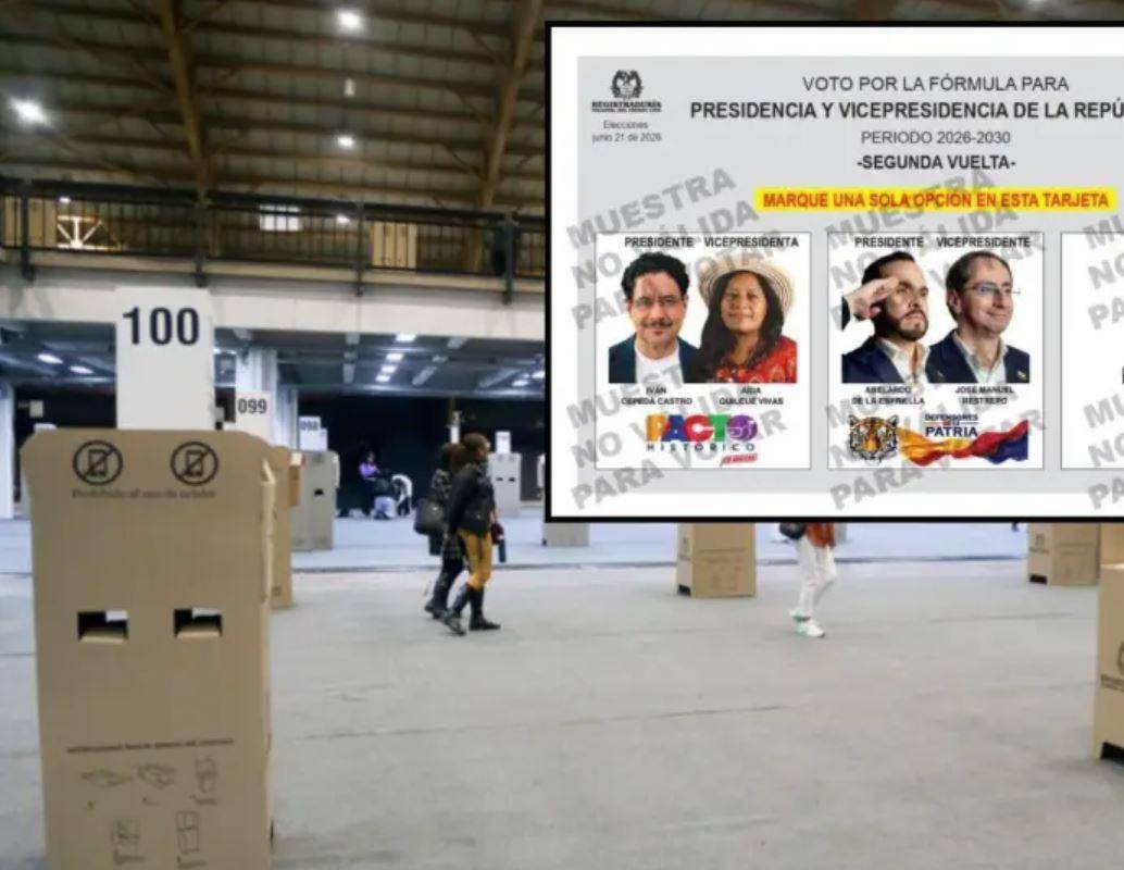Colombia vive este 21 de junio de 2026 la segunda vuelta presidencial. Foto: Registraduría