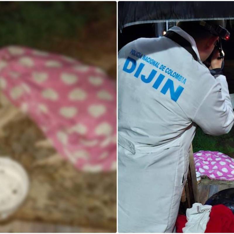 Un equipo técnico de la Dijin se desplazó a la escena del crimen para practicarle una necropsia al perro que fue asesinado. FOTOS: Cortesía Alcaldía de Rionegro