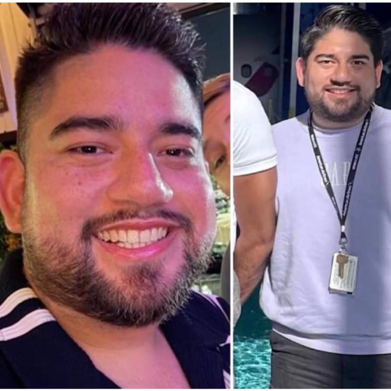 Él es Éric Fernando Gutiérrez Molina, el auxiliar de vuelo estadounidense desaparecido en Medellín. FOTOS: Tomadas de redes sociales 