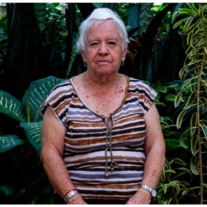 Ella es Ana Rubiela Tamayo, una mujer de 75 años con cáncer y que necesita urgente que la evalúe un oncólogo. FOTO Julio César Herrera. 