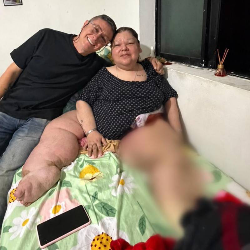 La única fuente de ingresos con la que sobreviven Ángela y su madre es una pequeña tienda instalada en el primer piso de su vivienda. FOTO Cortesía. 