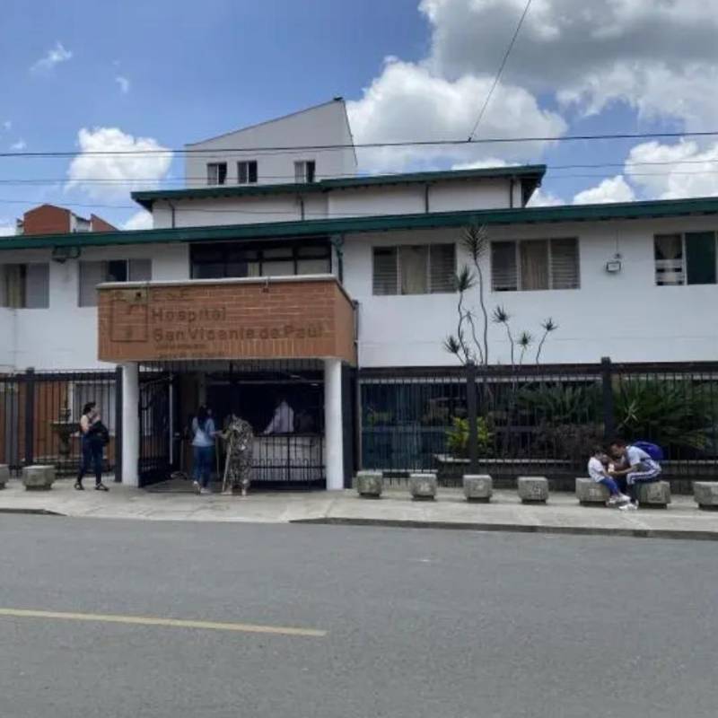 Imagen de referencia del Hospital San Vicente de Paúl de Caldas, Antioquia. FOTO Andrés Felipe Osorio García. 