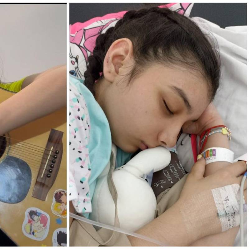 Sofía padece de dolores constantes que día a día afectan más su calidad de vida. Necesita de manera urgente nuevos tratamientos. FOTO: Cortesía