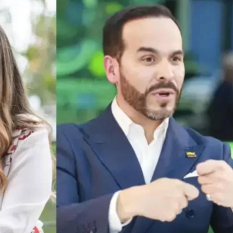 Paloma Valencia y Abelardo de la Espriella, candidatos presidenciales. FOTOS Camilo Suárez y Manuel Saldarriaga. 
