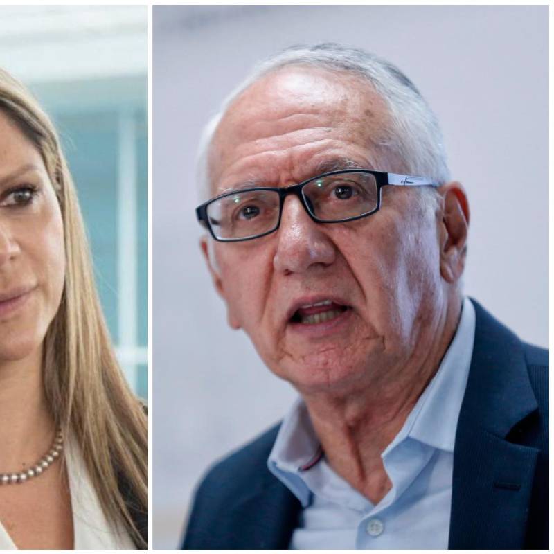 Beatriz Eugenia Gómez, superintendente delegada para Prestadores de Servicios de Salud, y Guillermo Alfonso Jaramillo, ministro de Salud. FOTOS: Cortesía y Colprensa