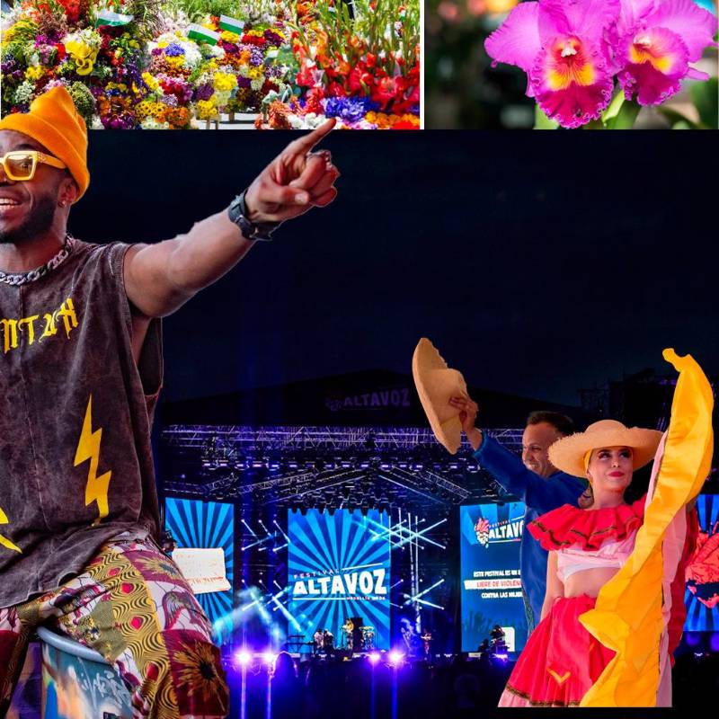 Medellín se viene ambientando para la Feria de las Flores con todos los eventos culturales y gratuitos que hay en estas semanas previas. FOTOS EL COLOMBIANO y Cortesía