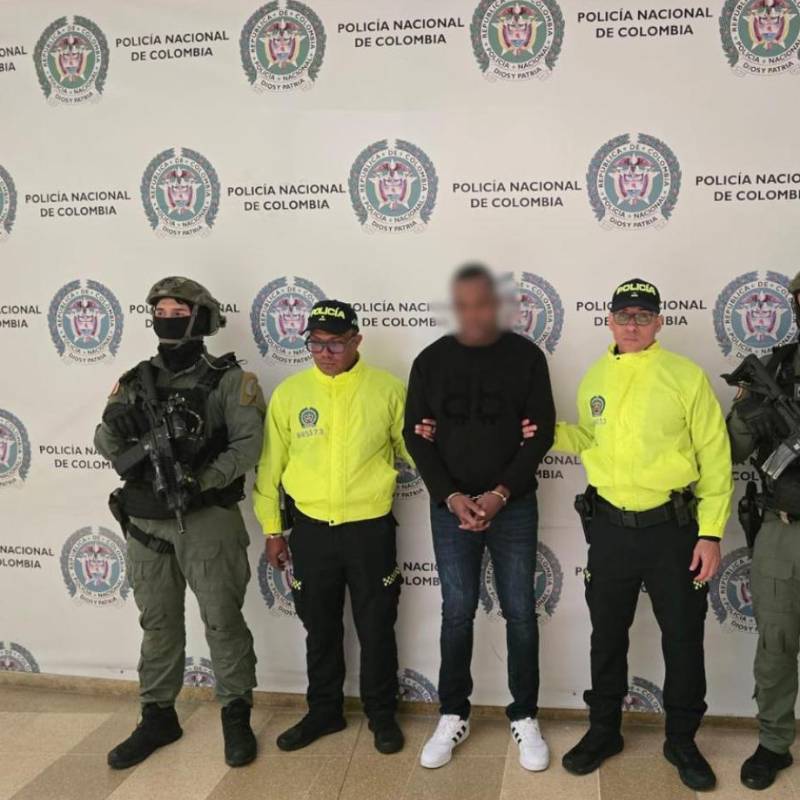 Los movimientos entre varias ciudades dificultaron su localización en un primer momento, hasta que los investigadores lograron establecer que se encontraba en Armenia. FOTO Policía Metropolitana. 