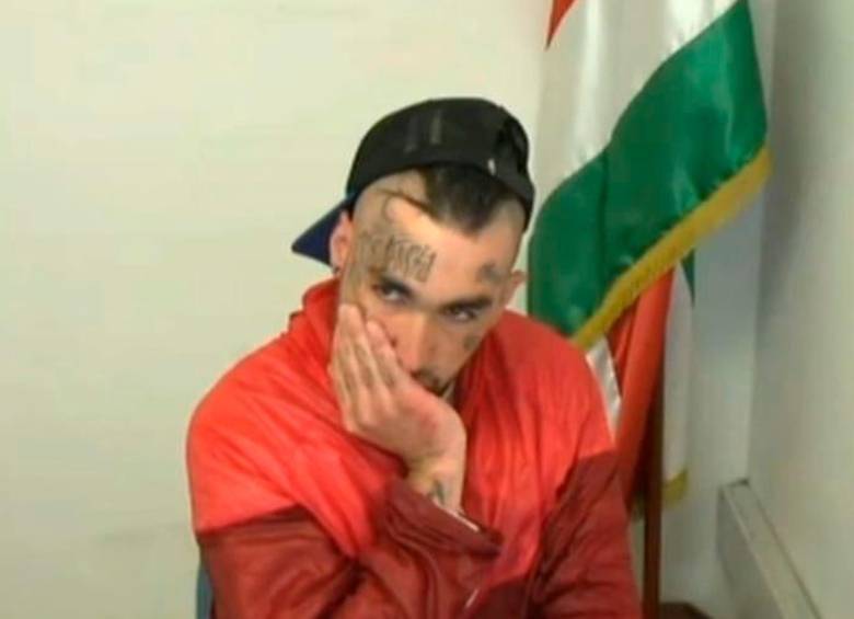 Alias 19 tras conocer el sentido de fallo en su contra. FOTO: CORTESÍA FISCALÍA