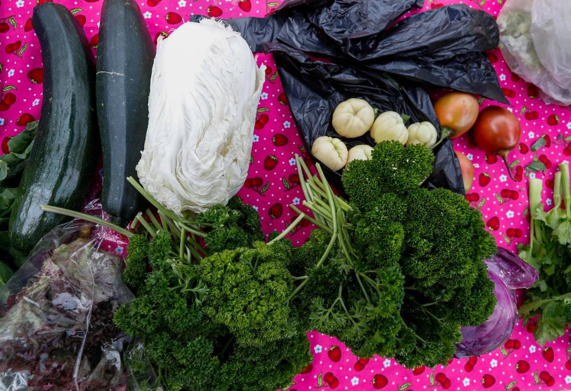 Los productos que se comercializan tienen cierto reconocimiento, especialmente las hortalizas por ser cultivada de manera orgánica. Foto Manuel Saldarriaga Quintero