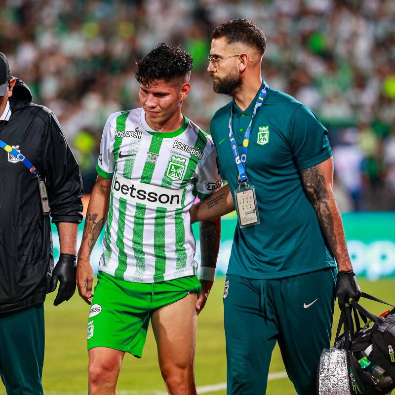 El futbolista Jorman Campuzano ha sido uno de los hombres más importantes de Nacional en 2025. Foto: Manuel Saldarriaga