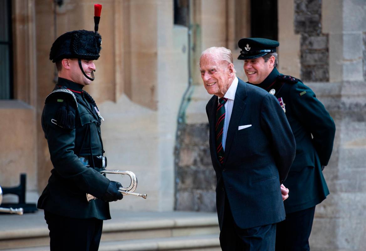 El duque había dejado sus compromisos reales en mayo de 2017 e hizo una última aparición pública oficial ese mismo año durante un desfile de los Royal Marines en la explanada del Palacio de Buckingham. Foto GettyImages