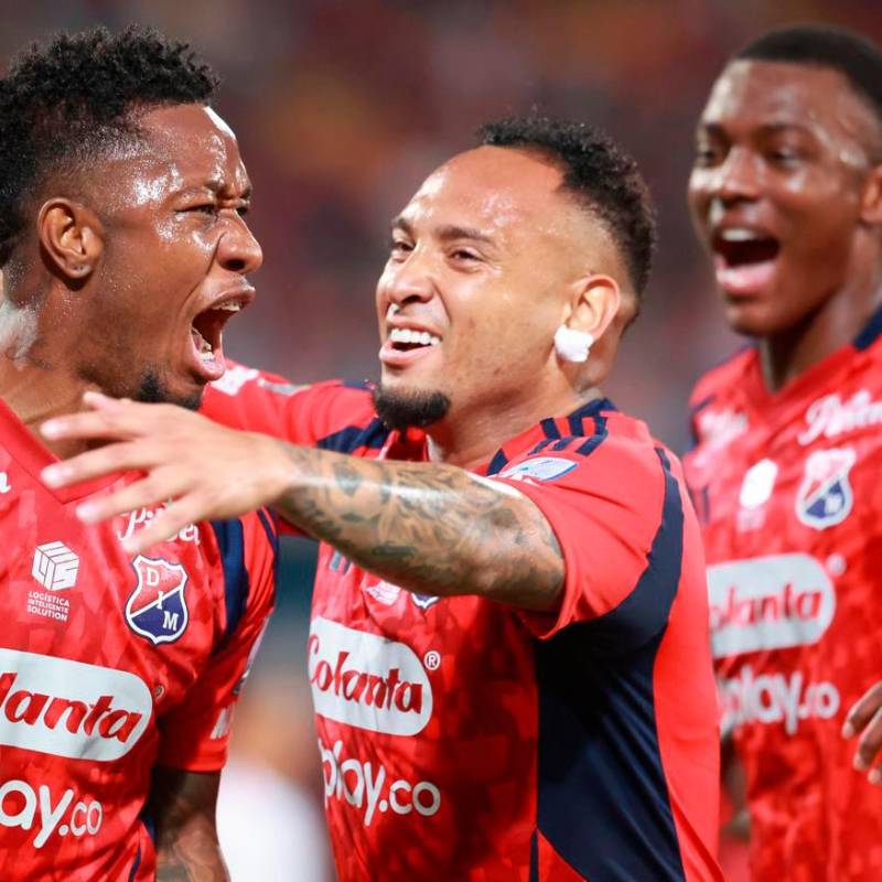 El futbolista samario Jarlan Barrera fue una de las figuras de la victoria del Medellín contra América de Cali. Alexis Serna marcó doblete. Foto: Manuel Saldarriaga