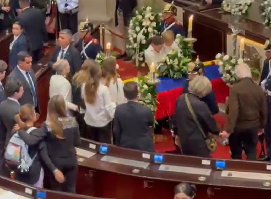 María Claudia Tarazona es la esposa de Miguel Uribe Turbay. FOTO captura de video