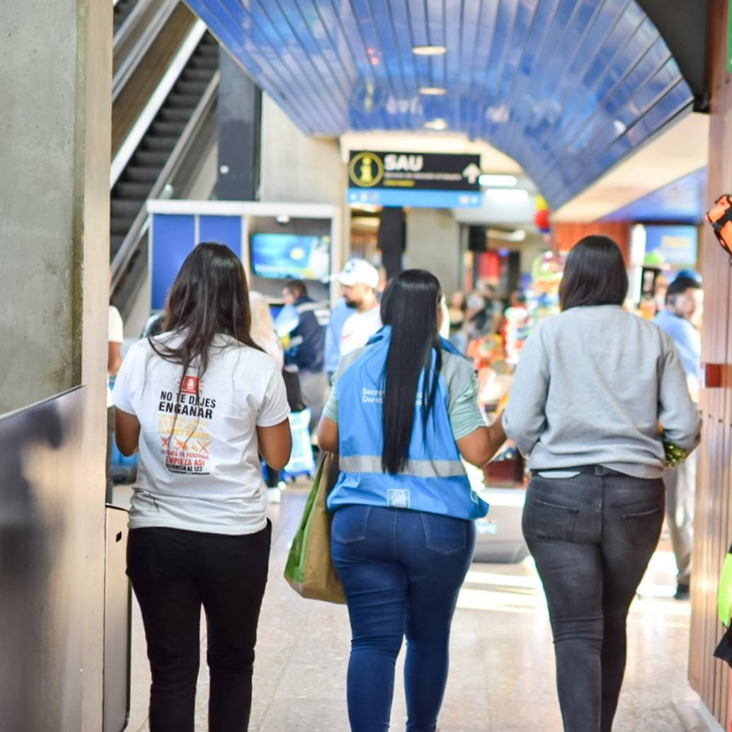 Acciones contra la trata de personas, para garantizar la seguridad y evitar el contrabando de licor adulterado son algunas de las estrategias realizadas para este cierre del año en la ciudad. FOTO: Cortesía Alcaldía de Medellín