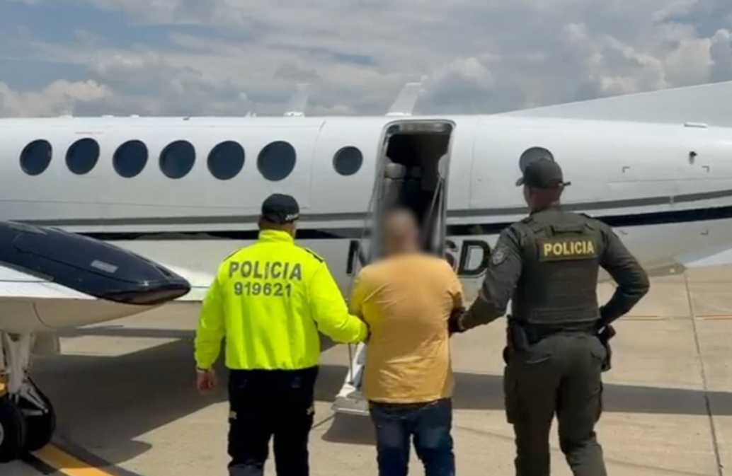 Rubén Darío Jaramillo Pinto espera por ser extraditado a Estados Unidos. FOTO: Cortesía Policía
