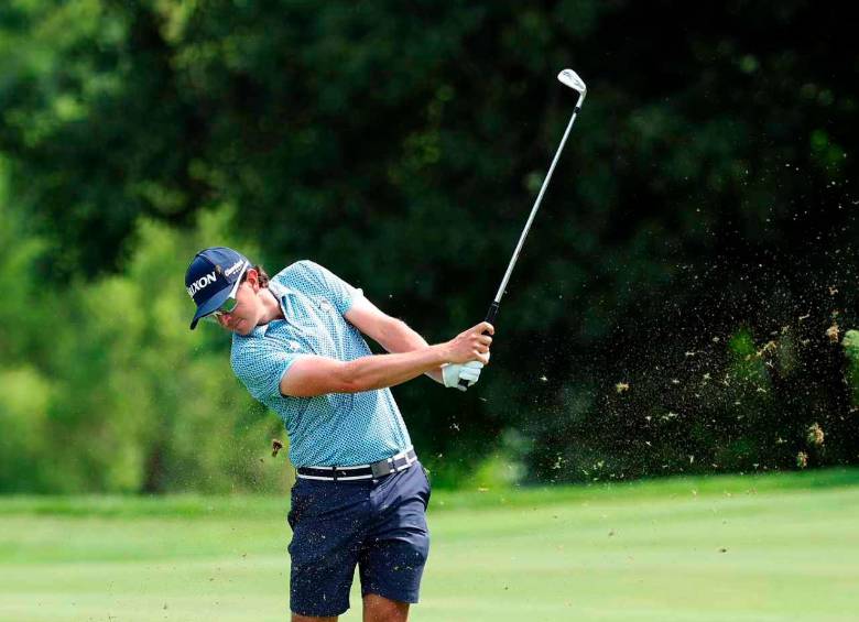 El antioqueño Nicolás Echavarría Botero es colíder del Genesis Scottish Open, evento conjunto del DP World Tour y el PGA Tour. FOTO TOMADA X @nicolas_ech