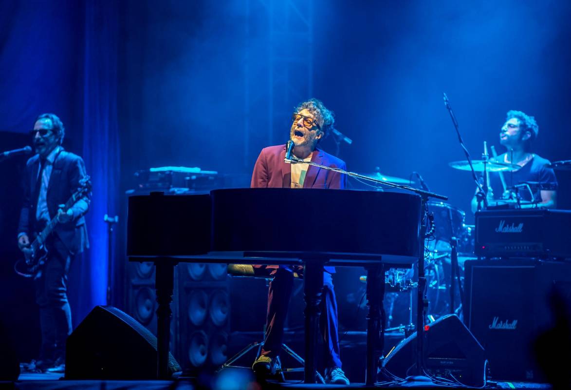 En el concierto Fito hizo un repaso de sus 38 años de carrera, 27 discos y decenas de éxitos musicales. FOTO: JUAN ANTONIO SÁNCHEZ OCAMPO