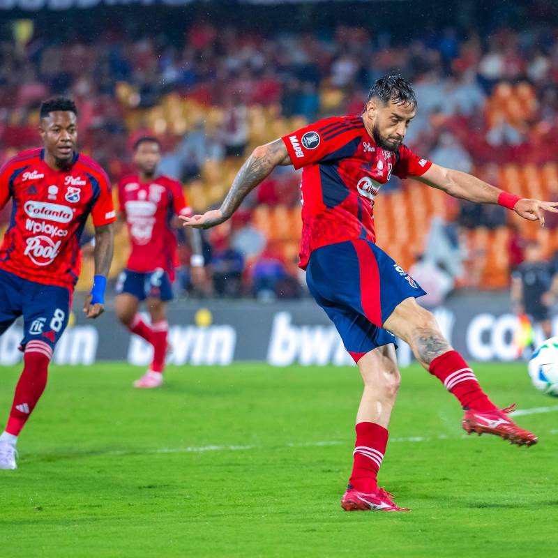 Francisco Fydriszewski, una de las figuras del DIM en la clasificación a la fase de grupos de la Libertadores. Foto: Juan Antonio Sánchez Ocampo.