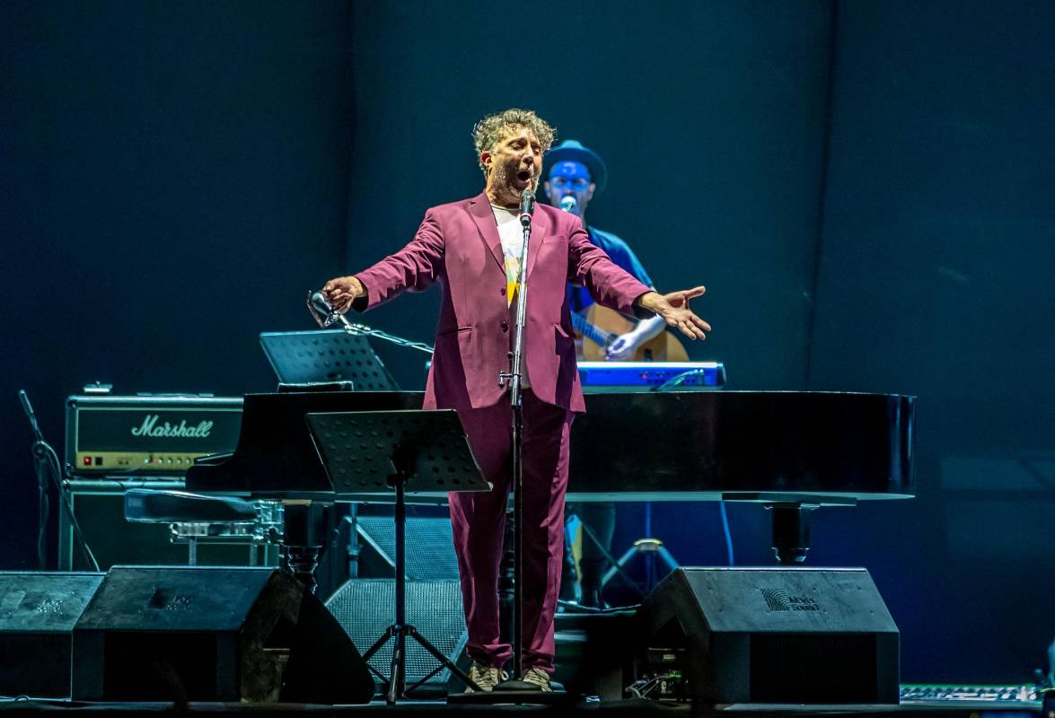 Fito cantó sus éxitos más conocidos y los más íntimos. FOTO: JUAN ANTONIO SÁNCHEZ OCAMPO