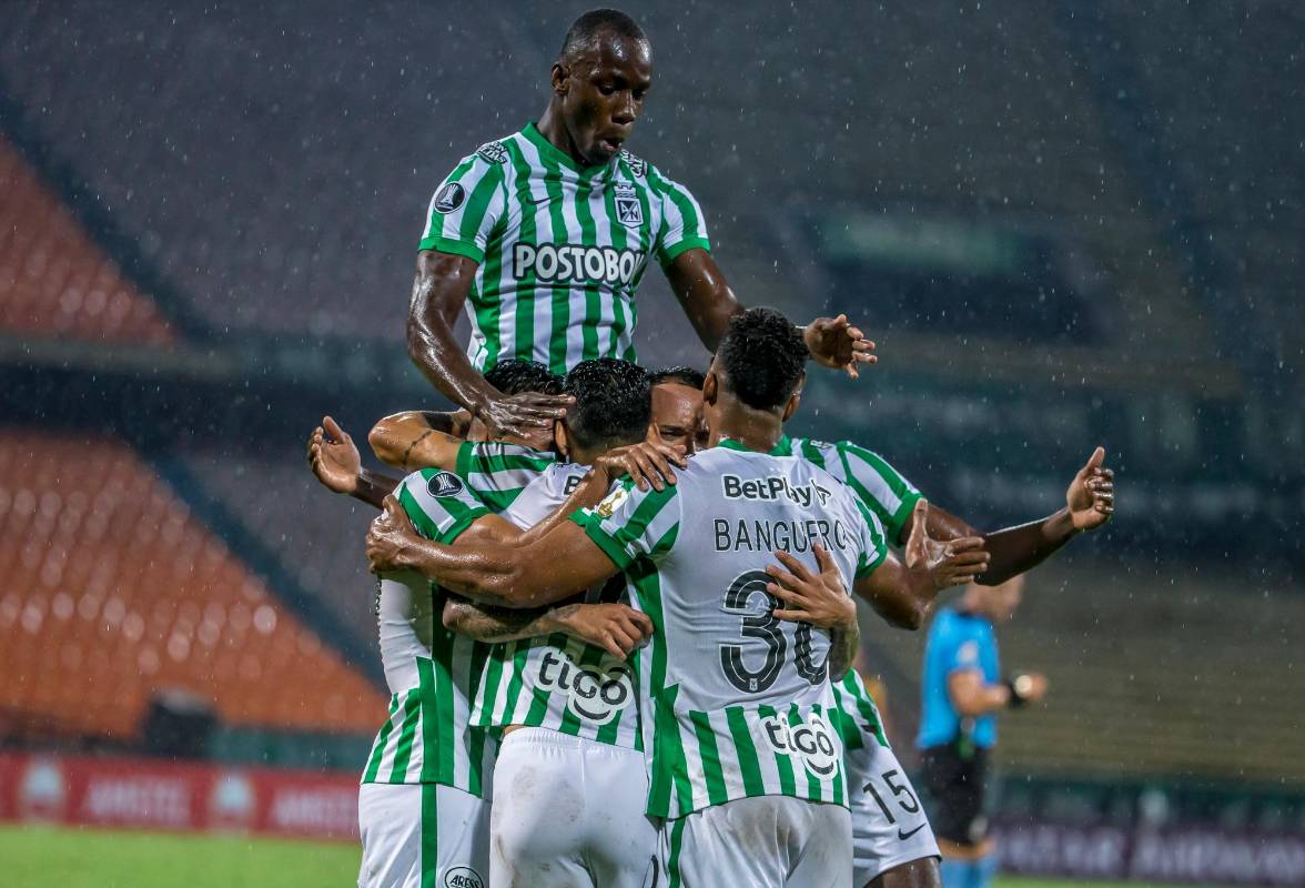 Nacional ganó los dos partidos de esta fase, 2-0 en Paraguay y 3-0 este jueves en el estadio Atanasio Girardot. FOTO JUAN ANTONIO SÁNCHEZ OCAMPO 