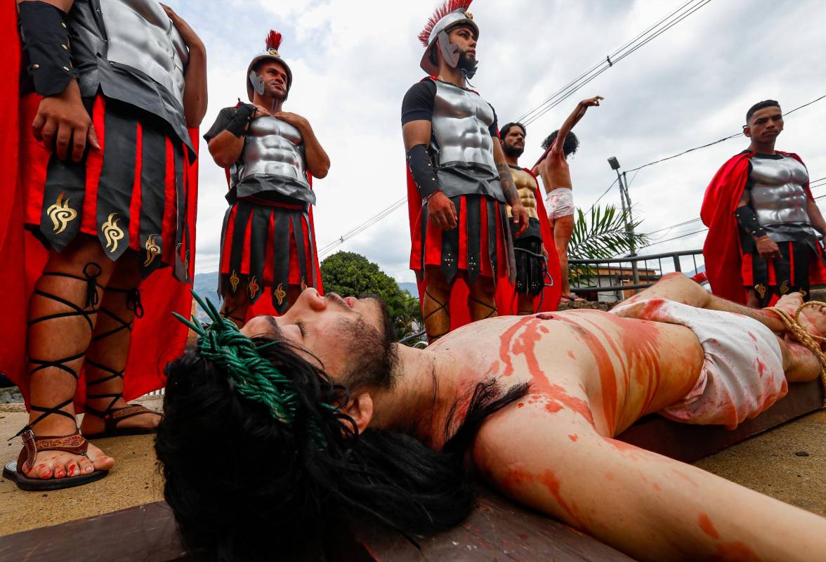 El Viernes Santo es el día de inflexión de la Semana Santa. Foto: Manuel Saldarriaga Quintero.
