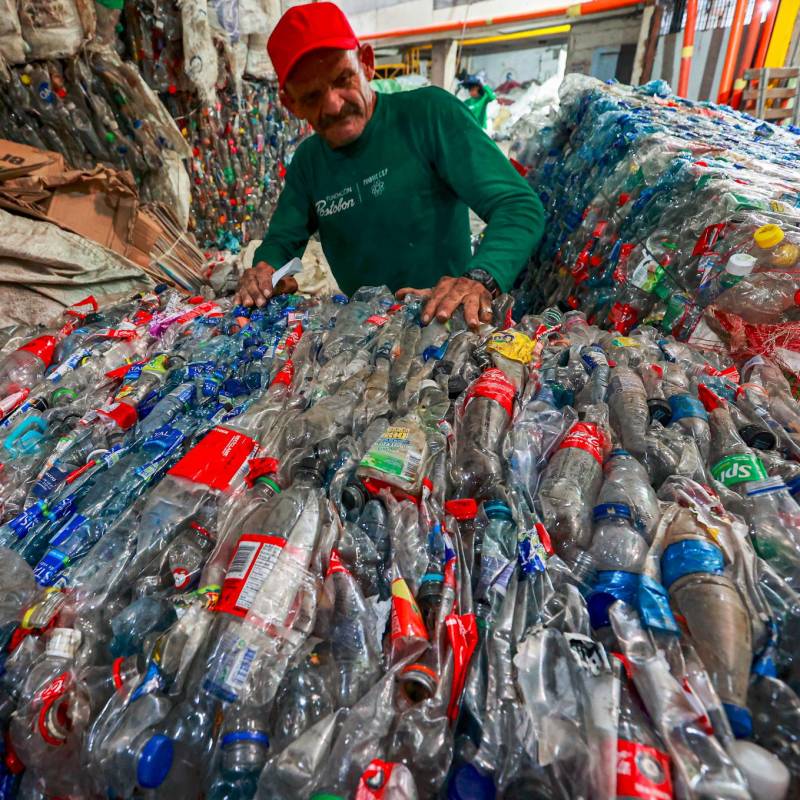 Aunque la cantidad de reciclaje se mantiene y hasta aumenta, la crisis económica que vive el país ha tocado a este gremio de manera crítica. FOTO MANUEL SALDARRIAGA