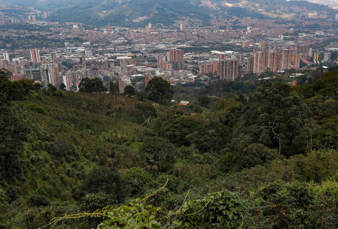 Mirador La Octava Maravilla, ubicado en el municipio de Sabaneta (sector La Doctora). Foto: Manuel Saldarriaga