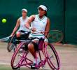 Ángelica Bernal, una de las mejores tenista del mundo en silla de ruedas. FOTO CORTESÍA
