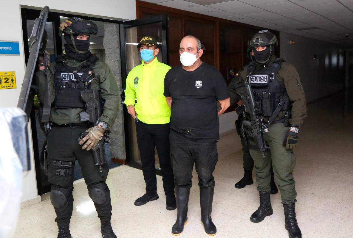 Dairo Úsuga David, de 50 años de edad, fue guerrillero, paramilitar y narcotraficantes. Se desmovilizó dos veces, pero siempre volvía a delinquir. Foto Cortesía Policía Nacional