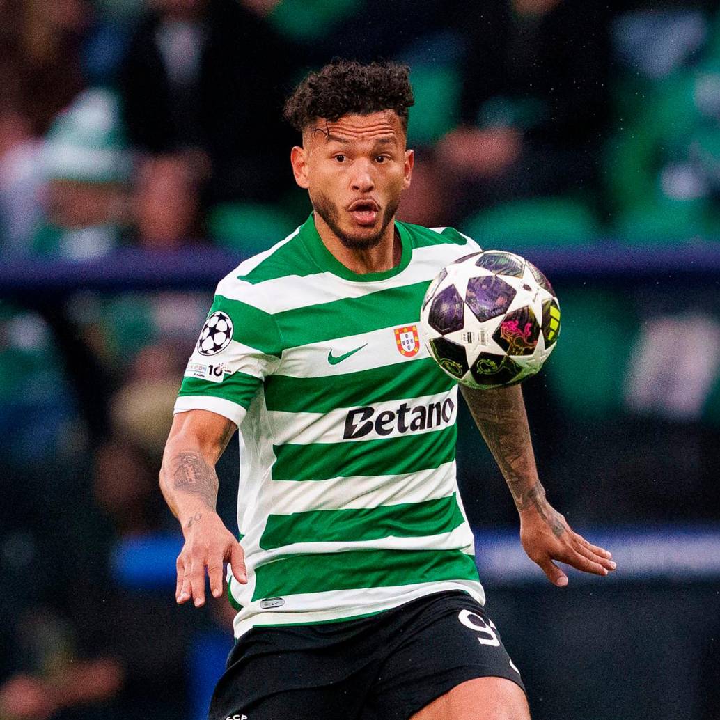 Luis Javier Suárez, delantero colombiano del Sporting de Lisboa. FOTO GETTY 