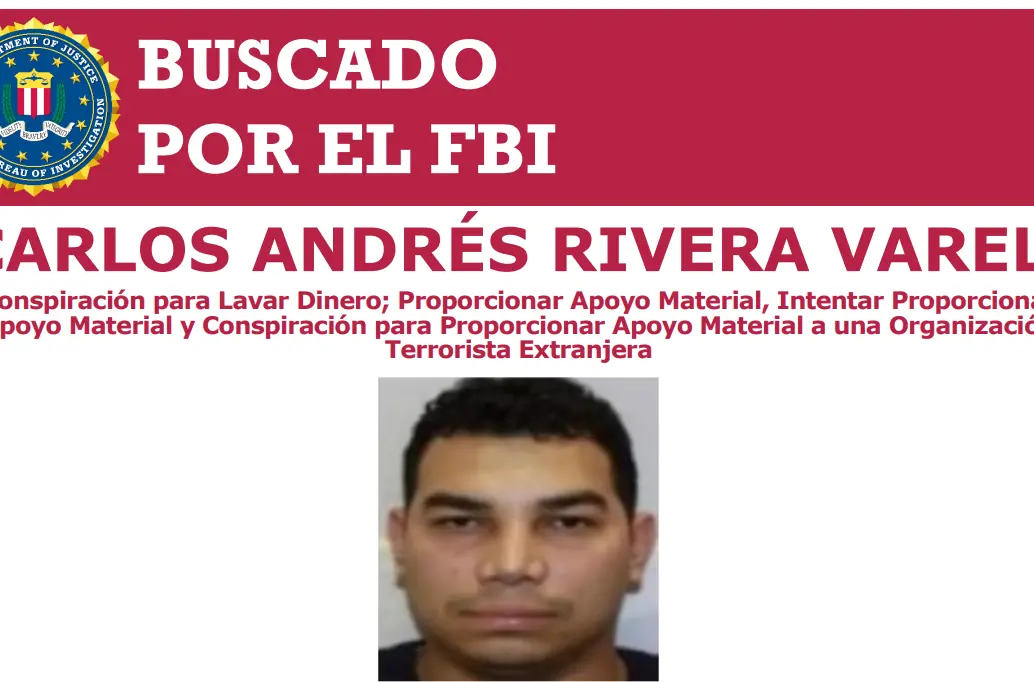 Carlos Rivera, alias La Firma, es buscado por el FBI. Foto: EE. UU.